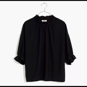 *NWT*. Madewell Clipdot Ruffle Top XXL